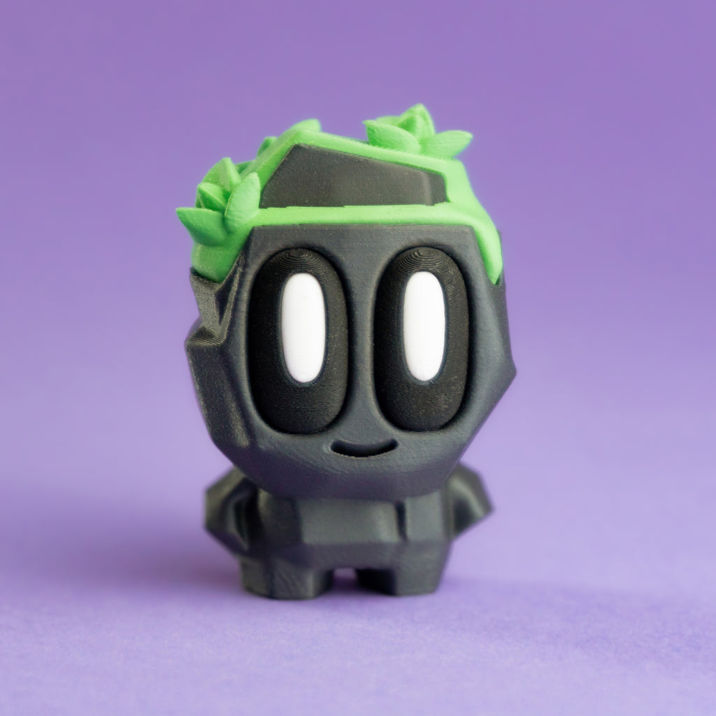 Mossy Rock Blob - Mini Rock Blob