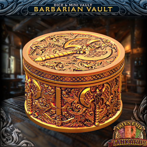 Barbarian Tankard Dice Tower, Tray, and Vault