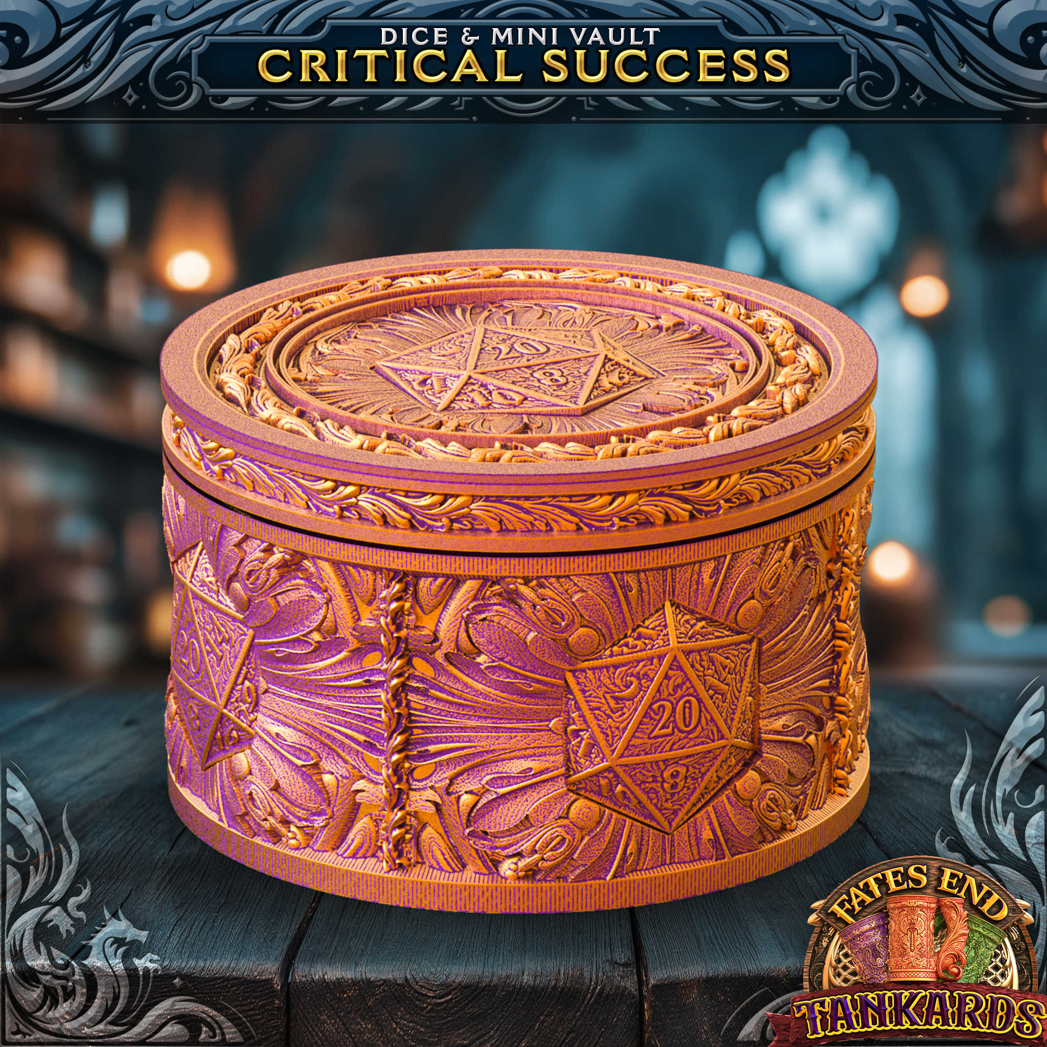 Critical Tankard Dice Tower, Tray, and Vault