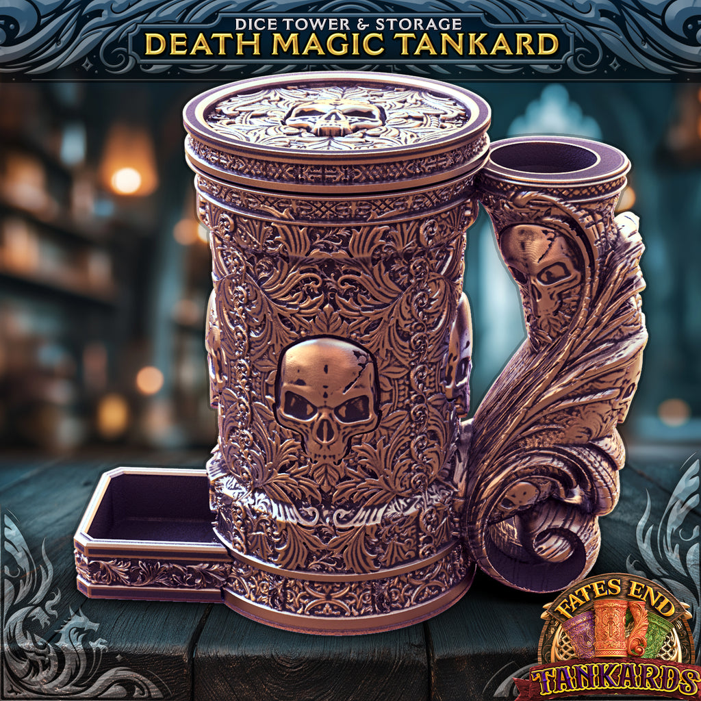 Death Magic Tankard Dice Tower, Tray, and Vault