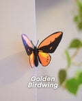 Magnetic Golden Birdwing Butterfly
