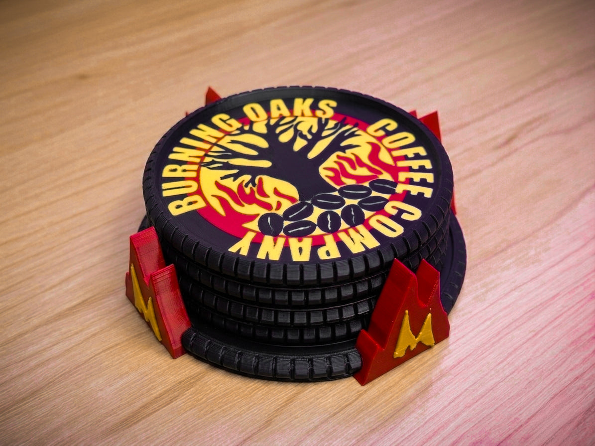 Burning Oaks Coffee Company Coffee Coaster