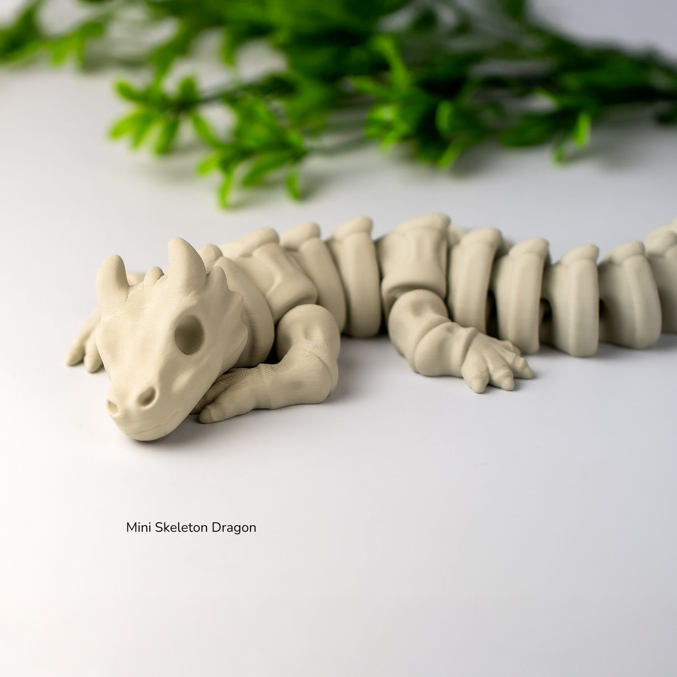Skeleton Dragon (Medium)  – Articulated 3D Printed Collectible