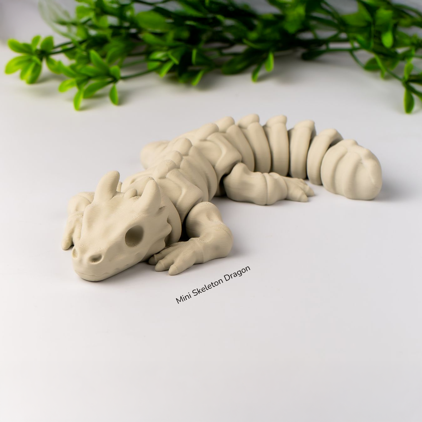 Skeleton Dragon (Medium)  – Articulated 3D Printed Collectible