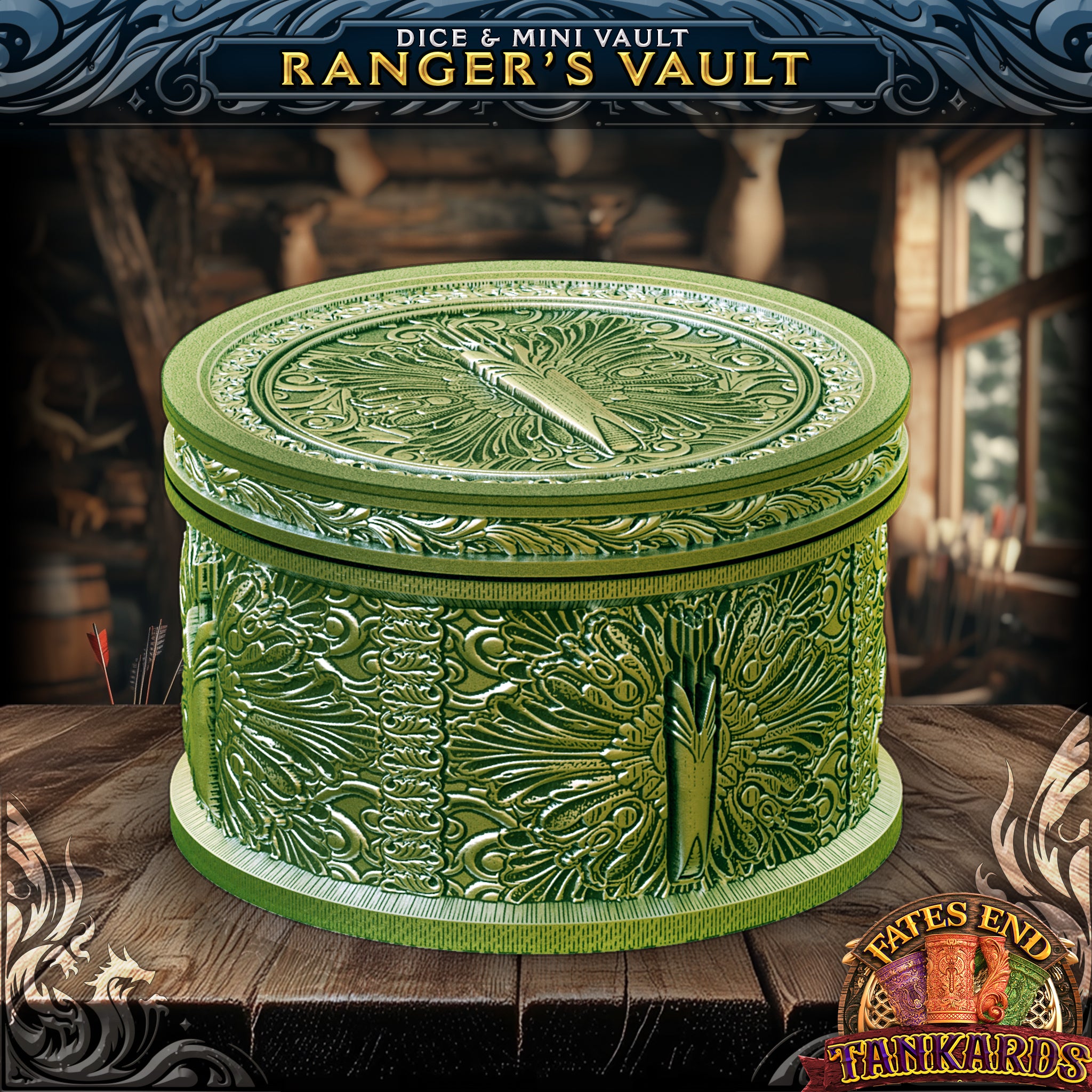 Ranger Tankard Dice Tower, Tray, and Vault