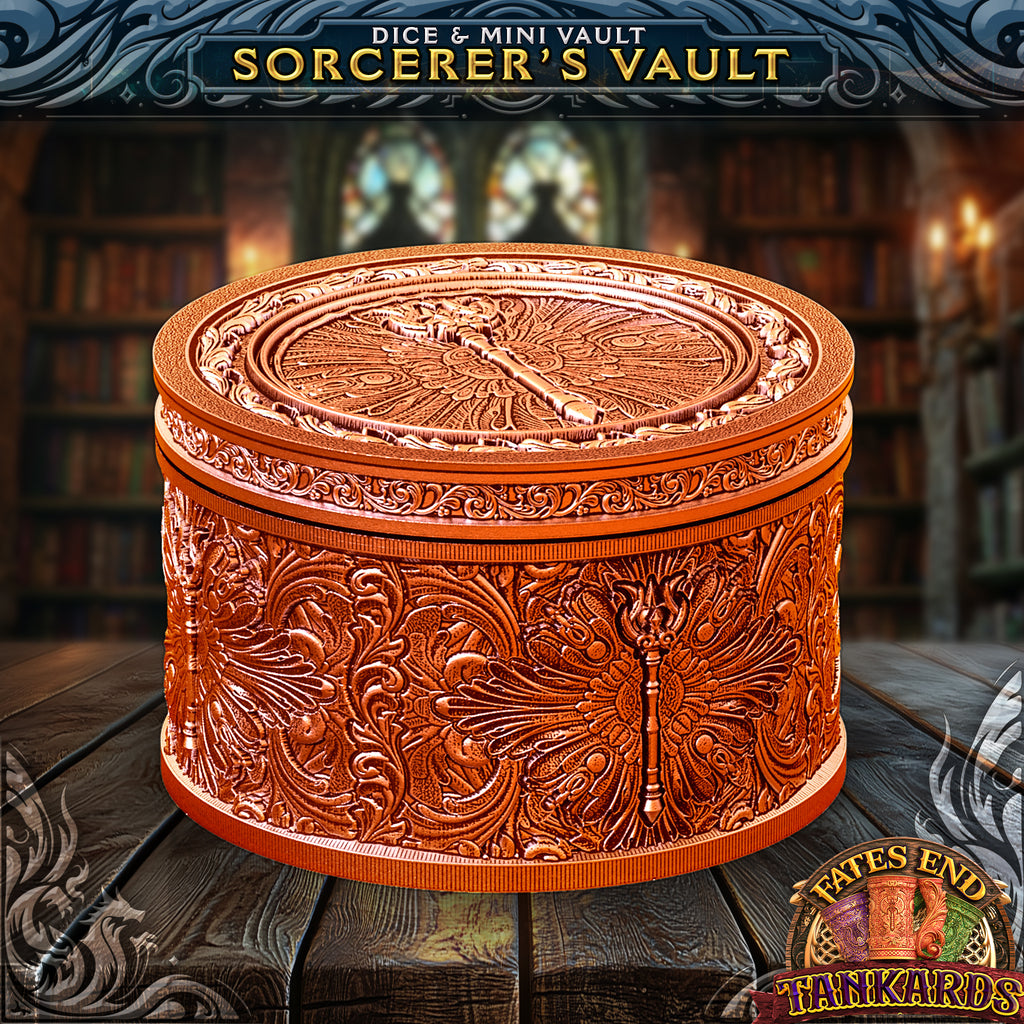Sorcerer Tankard Dice Tower, Tray, and Vault