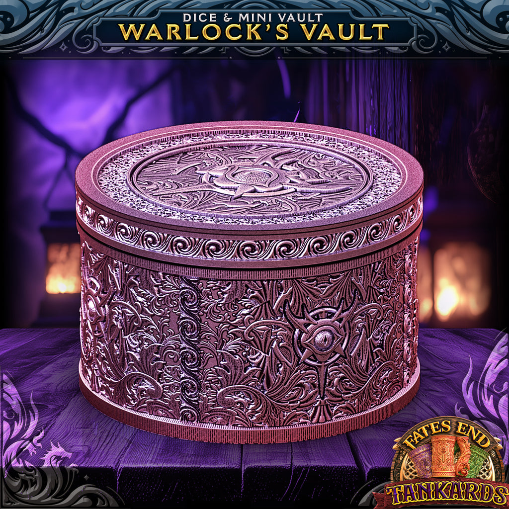 Warlock Tankard Dice Tower, Tray, and Vault