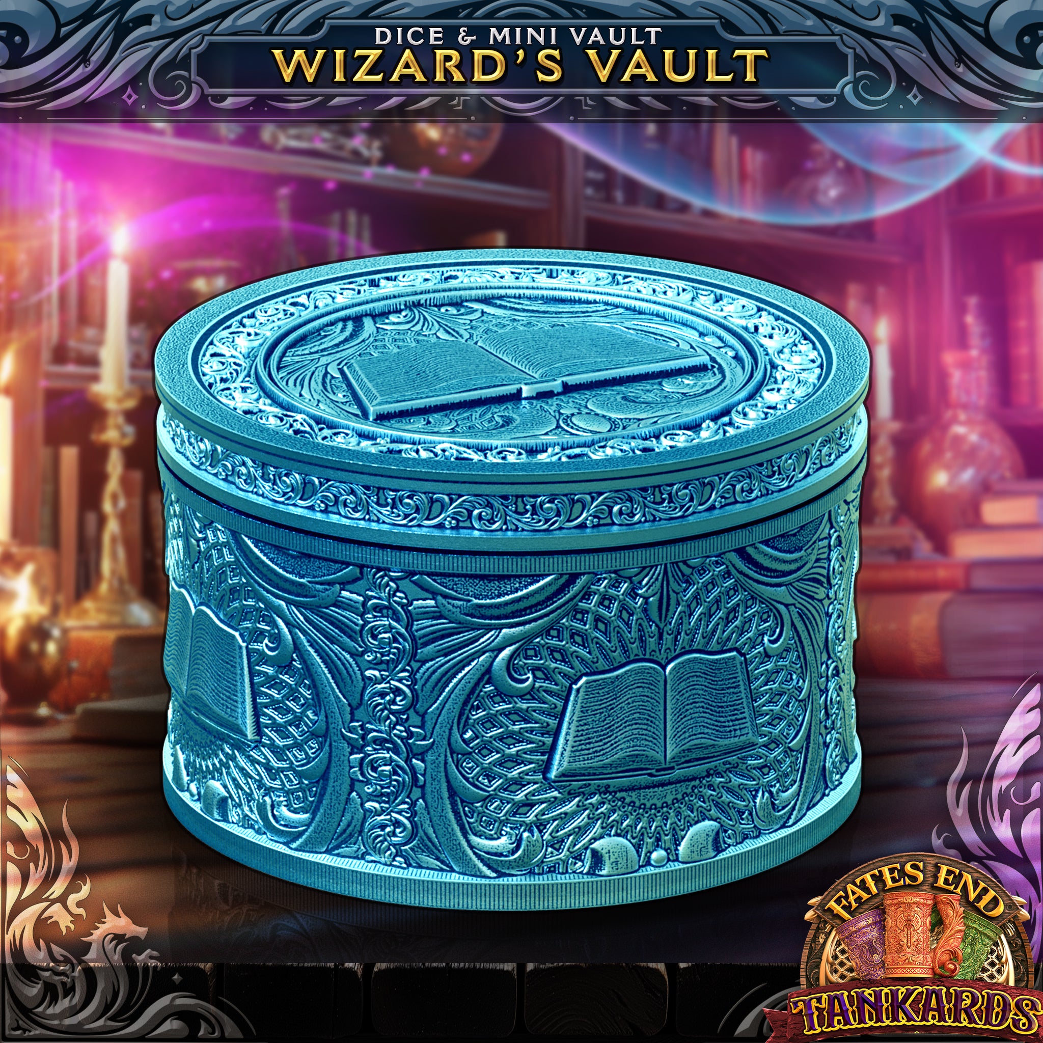 Wizard Tankard Dice Tower, Tray, and Vault