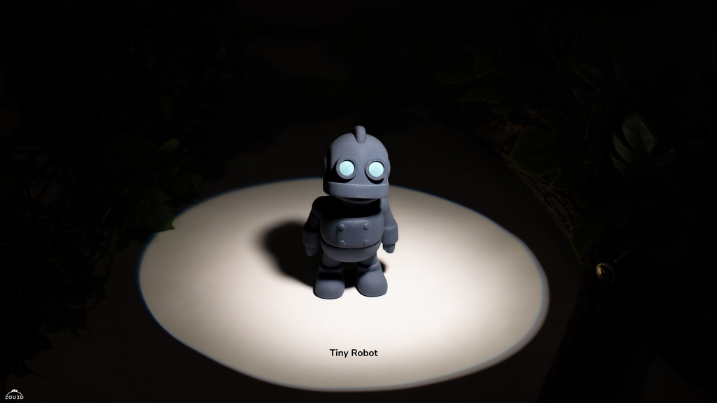 Tiny Robot (Tiny) – Articulated 3D Printed Robot