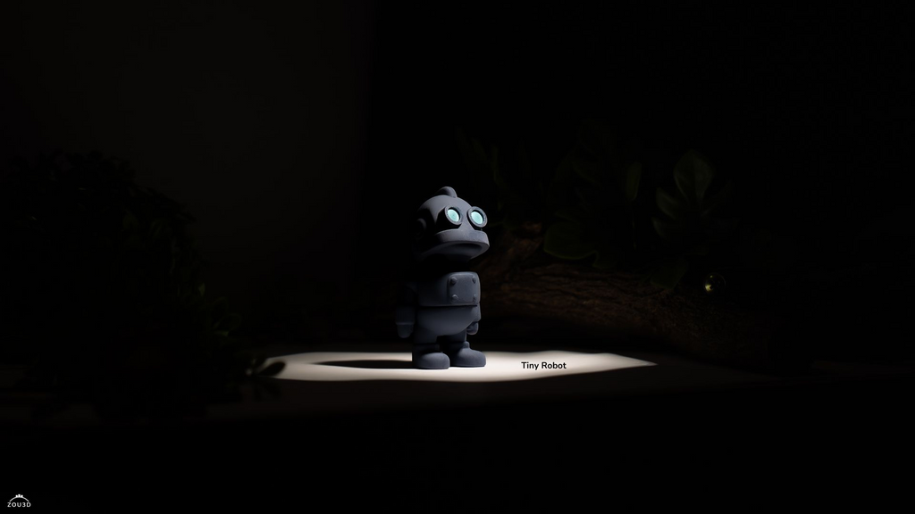 Tiny Robot (Tiny) – Articulated 3D Printed Robot