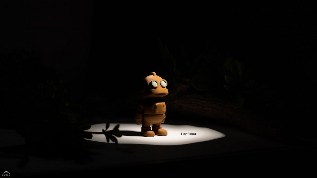 Tiny Robot (Tiny) – Articulated 3D Printed Robot